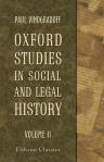 Oxford Studies in Social and Legal History. Volume 2