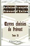 Oeuvres choisies de Prévost. Tome 35. Aventures et anecdotes