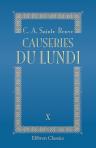 Causeries du lundi. Tome 10