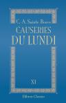 Causeries du lundi. Tome 11