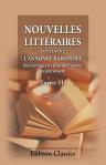 Nouvelles littéraires, contenant l'annonce raisonnée des ouvrages les plus intéressans qui paroissent. Tome 3. Pour Janvier - Juin, MDCCLXXIII