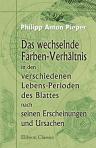 Das wechselnde Farben-Verhältnis in den verschiedenen Lebens-Perioden des Blattes nach seinen Erscheinungen und Ursachen