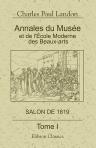 Annales du Musée et de l'École Moderne des Beaux-Arts ou Recueil complet de gravures. Salon de 1819. Tome 1