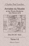 Annales du Musée et de l'École Moderne des Beaux-Arts ou Recueil complet de gravures. Salon de 1822. Tome 1-2