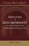 Révélation de faits importants, qui ont préparé ou suivi les Restaurations de 1814 et 1815. Et considérations sommaires sur leur marche et leurs déviations jusqu'à ce jour