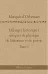 Mélanges historiques, critiques, de physique, de littérature et de poésie. Tome I, Partie 1, contenant l'Histoire de Lucullus. Tome I, Partie 2, contenant Le Voyage d'Italie