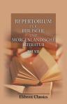 Repertorium für biblische und morgenländische Literatur. Teil 7