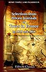 Selections from Private Journals of Tours in France in 1815 and 1818