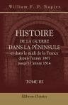 Histoire de la guerre dans la Péninsule et dans le Midi de la France, depuis l'année 1807 jusqu'à l'année 1814. Traduction par Mathieu Dumas. Tome 3