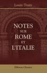 Notes sur Rome et l'Italie
