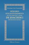 Mémoires sur les événements qui ont précédé la mort de Joachim I, roi des deux-Siciles