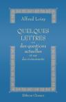 'Quelques lettres sur des questions actuelles et sur des événements