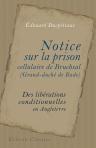 Notice sur la prison cellulaire de Bruchsal, (Grand-duché de Bade). Des libérations conditionnelles en Angleterre
