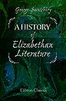A History of Elizabethan Literature