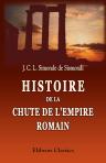 Histoire de la chute de l'Empire Romain et du déclin de la civilisation, de l'an 250 à l'an 1000