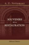 Souvenirs de la Restauration