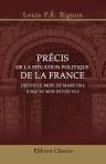 Précis de la situation politique de la France, depuis le mois de Mars 1814 jusqu'au mois de Juin 1815
