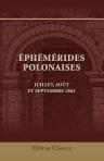 Éphémérides polonaises. Juillet, août et septembre 1863