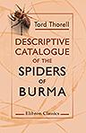 Descriptive Catalogue of the Spiders of Burma. Based upon the Collection Made by Eugene W. Oates and Preserved in the British Museum