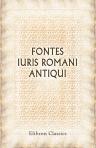 Fontes iuris Romani antiqui. Edidit Carolus Georgius Bruns