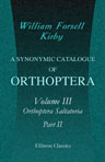 A Synonymic Catalogue of Orthoptera. Volume 3. Orthoptera Saltatoria. Part II. (Locustidæ vel Acridiidæ)