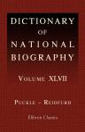 Dictionary of National Biography. Edited by Sidney Lee. Volume 47. Puckle - Reidfurd