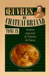Oeuvres de Chateaubriand. Tome 9: Analyse raisonnée de l'histoire de France