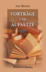 Vorträge und Aufsätze
