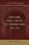 Histoire de la chute de l'Empire Grec (1400 à 1480)