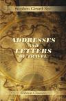 Addresses and Letters of Travel. With a Biographical Sketch by Alfred Bourne Nye