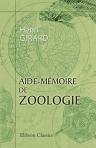 Aide-mémoire de zoologie. (Manuel d'histoire naturelle)