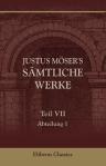 Justus Möser's sämtliche Werke. Teil 7, Abteilung 1: Osnabrückische Geschichte, Teil 2