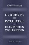 Grundriss der Psychiatrie in klinischen Vorlesungen