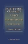 Scrittori classici italiani di economia politica. Parte moderna. Tomo 37