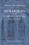 Remarques sur l'architecture des anciens