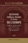 Histoire générale, physique et civile de l'Europe, depuis les dernières années du cinquième siècle jusque vers le milieu du dix-huitième. Tome 17