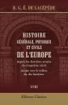 Histoire générale, physique et civile de l'Europe, depuis les dernières années du cinquième siècle jusque vers le milieu du dix-huitième. Tome 18