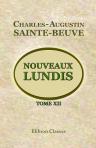 Nouveaux lundis. Tome 12