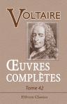 Oeuvres complètes de Voltaire. Nouvelle édition. Tome 42: Table générale et analytique des Oeuvres de Voltaire. Par P. A. M. Miger