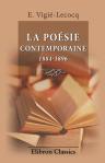 La poésie contemporaine, 1884-1896