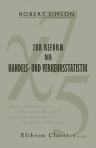 Zur Reform der Handels- und Verkehrsstatistik