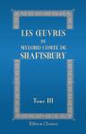 Les uvres de mylord comte de Shaftsbury. Contenant ses caracteristicks, ses lettres, et autres ouvrages. Tome 3