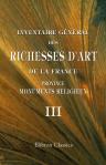Inventaire général des richesses d'art de la France. Province. Monuments religieux. Tome 3