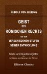 Geist des römischen Rechts auf den verschiedenen Stufen seiner Entwicklung. Sach- und Quellenregister zu den bisher erschienenen vier Bänden