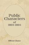 Public Characters of 1803-1804