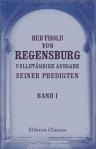 Vollständige Ausgabe seiner Predigten. Band I. Predigten 1-36