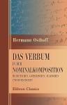 Das Verbum in der Nominalkomposition im Deutschen, Griechischen, Slavischen und Romanischen