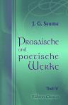 Prosaische und poetische Werke. Theil 5. Sämtliche Gedichte