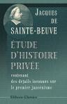 Étude d'histoire privée. Contenant des détails inconnus sur le premier jansénisme