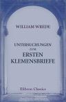 Untersuchungen zum Ersten Klemensbriefe